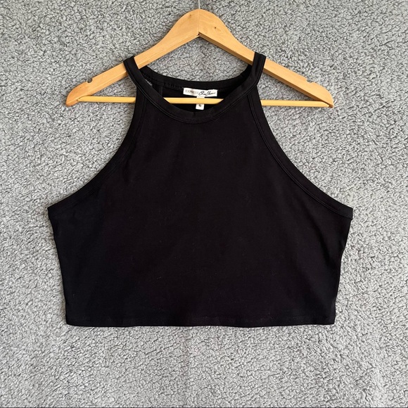 Express One Eleven Women Sleeveless Crop Top - Picture 1 of 6